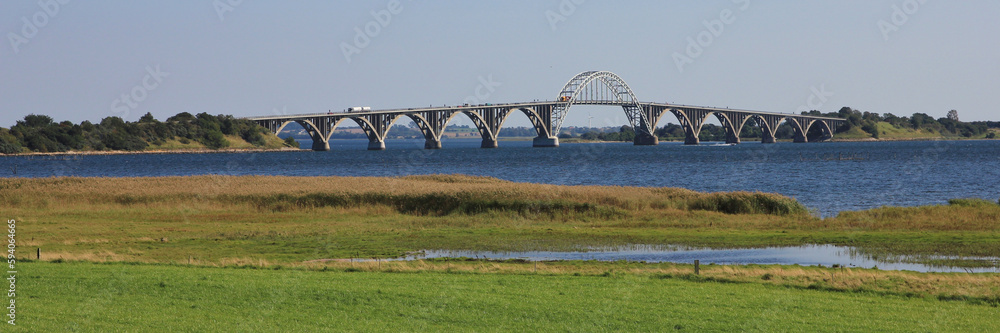 Storstroemsbroen. Bridge in Denmark.