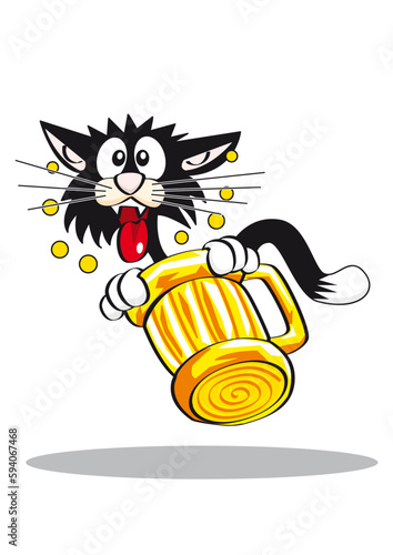 Gatto birra