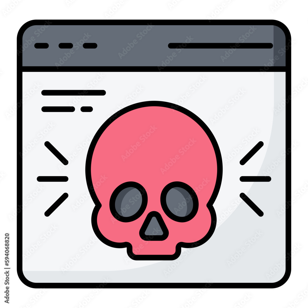 Hacker Line Color Icon Hacker Line Color Icon