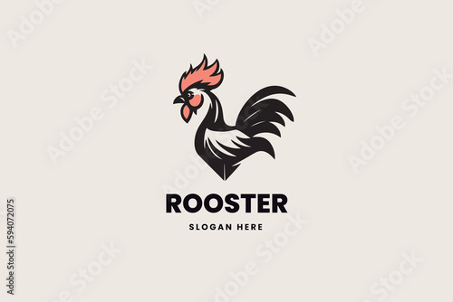rooster logo, animal vector, business brand