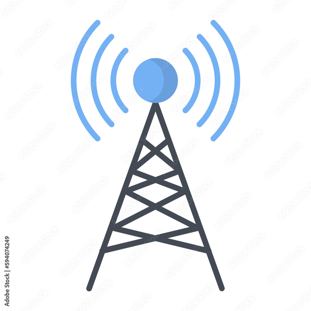 Antenna Flat Icon Antenna Flat Icon