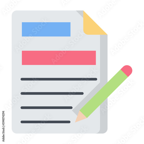 Free Download News Report Flat Icon - GFXLoad