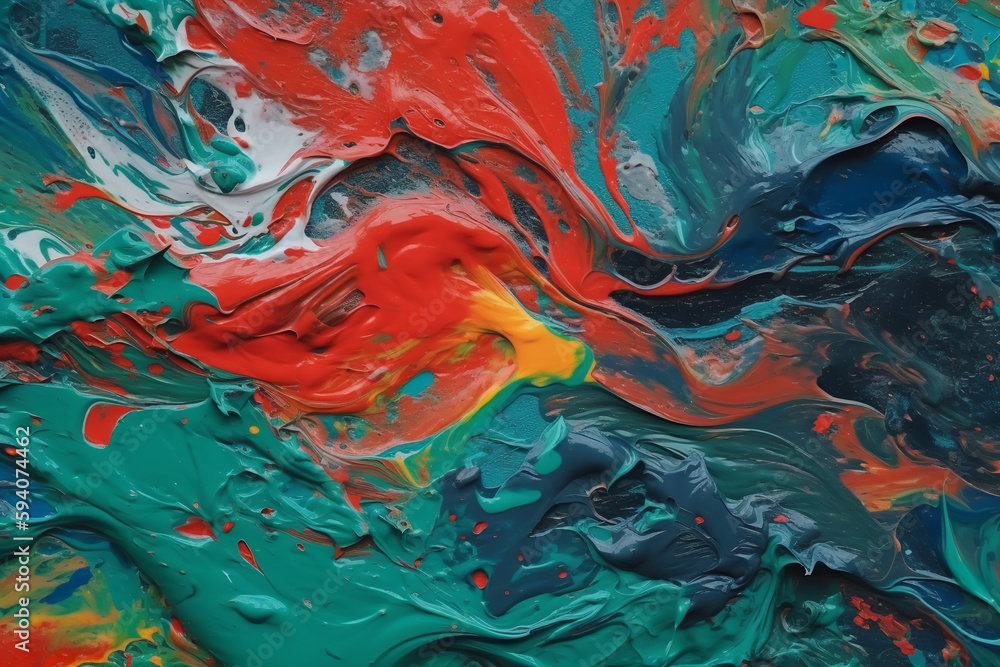 Obraz premium Close up paint