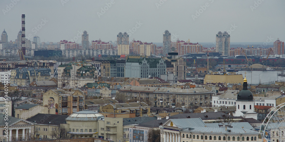 Kyiv, Ukraine, Podil Distr. April 2023