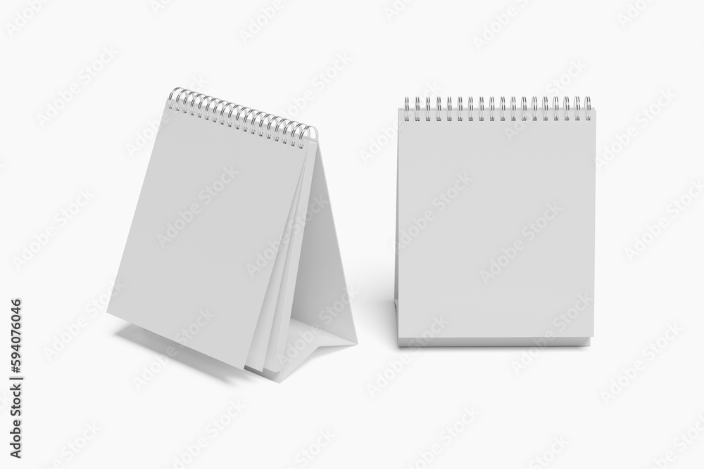 Blank Desk Calendar Mockup Blank Desk Calendar Mockup