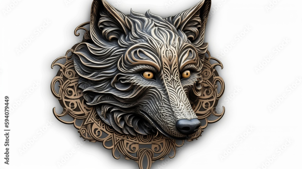 Wolf Amulet. Generative AI
Wolf Amulet. Generative AI