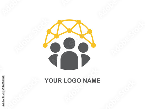 Global Community Logo Icon Elements Template. Community human Logo template vector. Community health care. Abstract Community logo