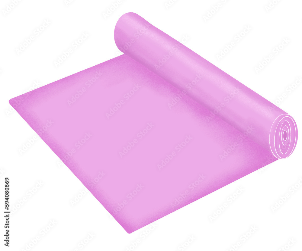 Pink yoga mat illustration Colorful yoga equipment Png clipart with transparent background for post card, greeting card, invitation, yoga studio flyers, posters, template, social media or web design Pink yoga mat illustration Colorful yoga equipment Png clipart with transparent background for post card, greeting card, invitation, yoga studio flyers, posters, template, social media or web design