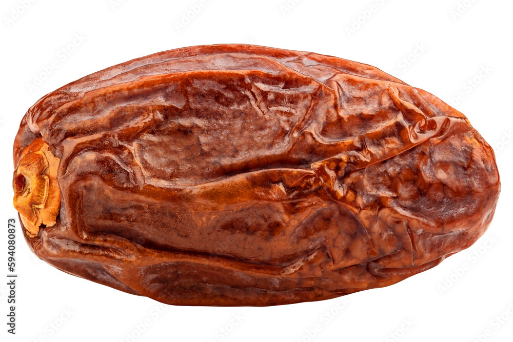 Fototapeta premium Dates isolated on white background, full depth of field