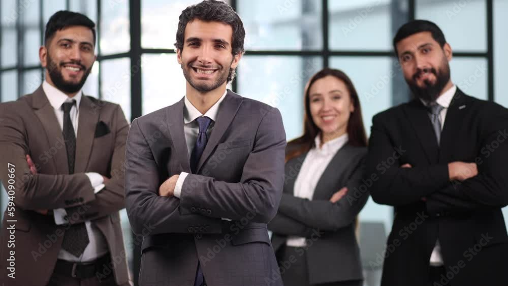 Corporate teacher, mentor, coach and group of interns, students business portrait Corporate teacher, mentor, coach and group of interns, students business portrait