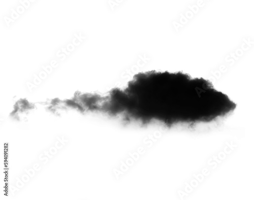 Png, black smoke and cloud fog or smokey flare and realistic steam or gas, mist explosion with a powder spray and a design element texture isolated on a transparent background