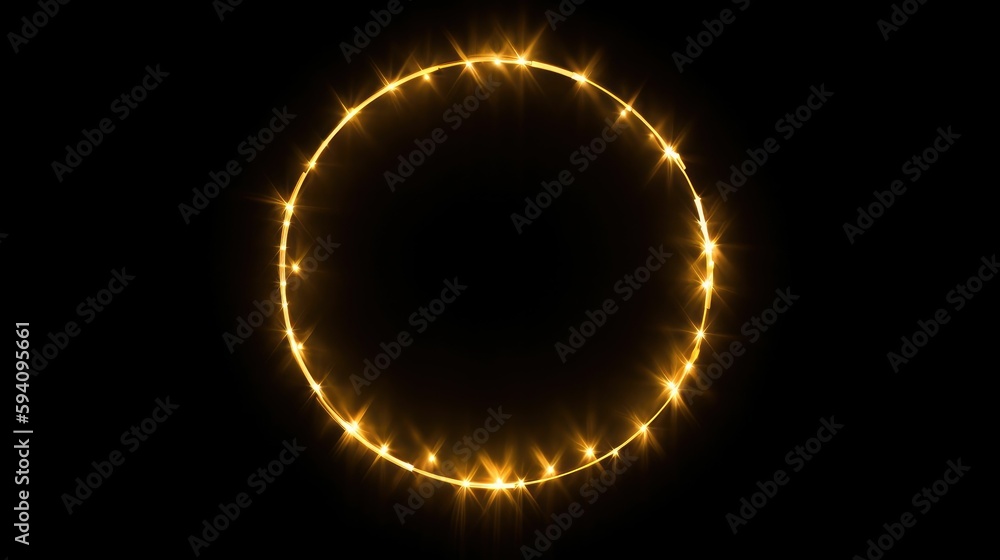 Aerial Light Circle Design Aerial Light Circle Design