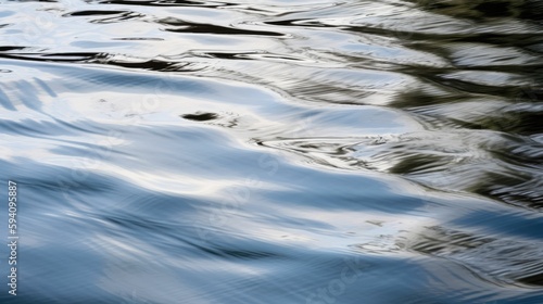 Elegant lines of an abstracted water scene