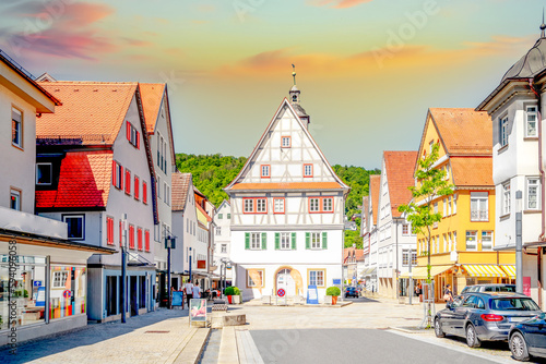 Altstadt  Kuenzelsau  Deutschland 