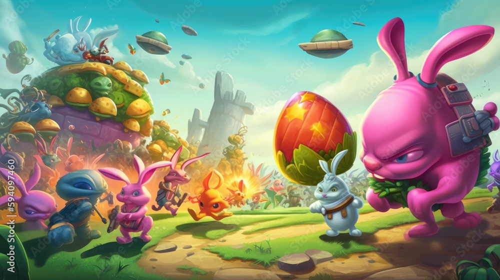 Easter Battle Challenges Exciting Engaging Action-Packed
