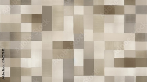 Geometric wallpaper with muted symmetry