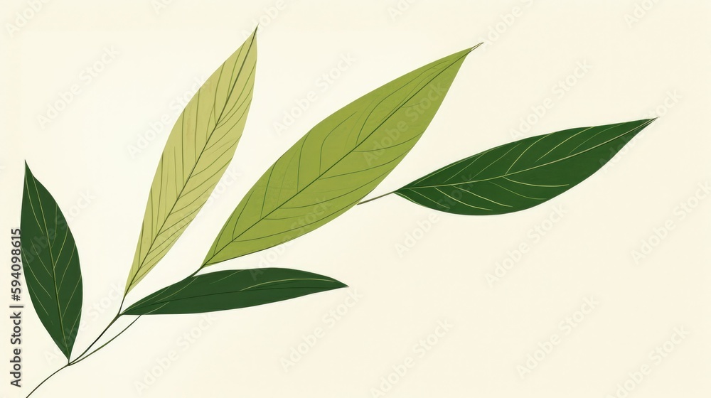 Minimalist Botanical Illustration Vibra