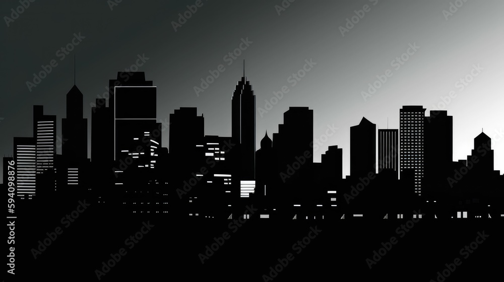Obraz premium Minimalist monochromatic wallpaper