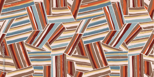 handmade irregular stripe pattern, perfect design for textile and decoration