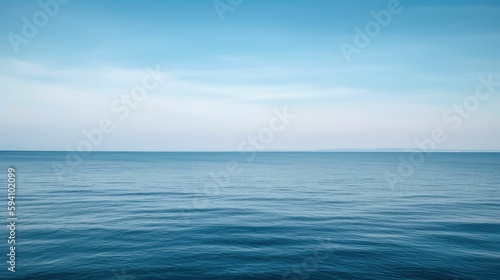Minimalist ocean horizon wallpaper