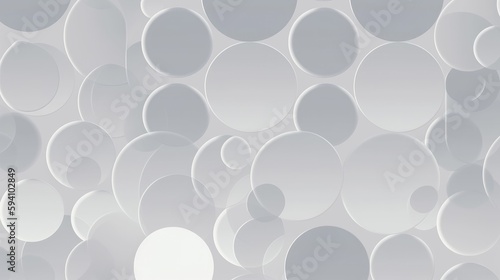 Subdued gray gradient circle pattern wallpaper