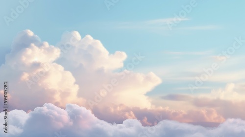 Serenity Tranquil Soft Pastel Sky © Oliver