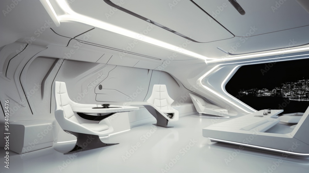 Modern Futuristic Minimalist Building Modern Futuristic Minimalist Building