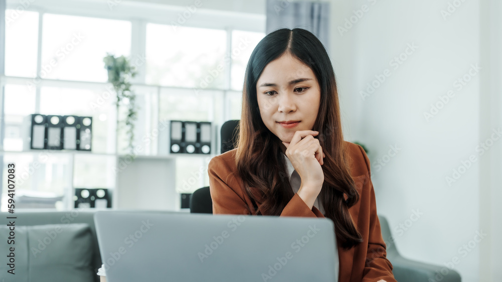 Video call, cellphone, using mobile, Online consulting with laptop in office of asian thai japanese chinese female exclusive lawyer legal advisor, legislation, saleswoman, legal contract documents Video call, cellphone, using mobile, Online consulting with laptop in office of asian thai japanese chinese female exclusive lawyer legal advisor, legislation, saleswoman, legal contract documents