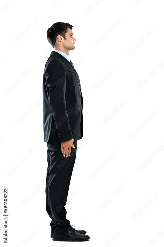 Business, serious and man with confidence, startup and worker isolated against a transparent background. Side, male employee and entrepreneur in a suit, assistant and png with company consultant Business, serious and man with confidence, startup and worker isolated against a transparent background. Side, male employee and entrepreneur in a suit, assistant and png with company consultant