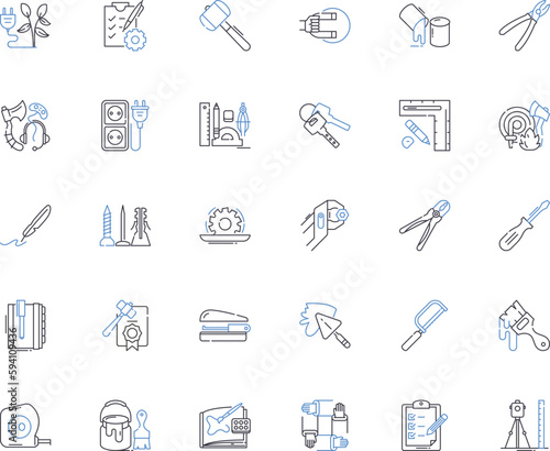 Renewable energy line icons collection. Solar, Wind, Hydropower, Geothermal, Biomass, Tidal, Biofuels vector and linear illustration. Sustainable,Clean,Efficient outline signs set