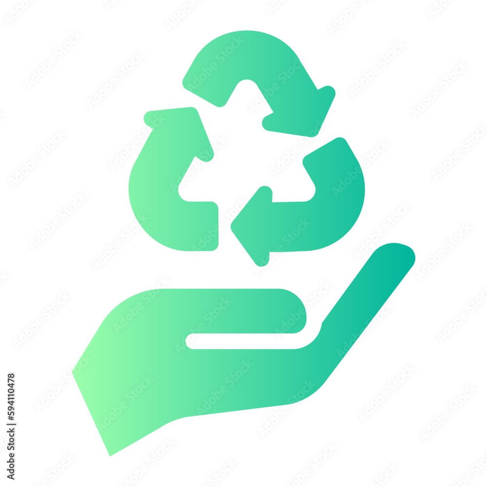 recycle gradient icon recycle gradient icon