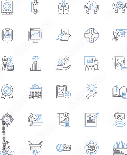 Trusrthy and reliable line icons collection. Dependable, Honorable, Loyal, Authentic, Steadfast, Consistent, Reliable vector and linear illustration. Trusrthy,Genuine,Credible outline signs set