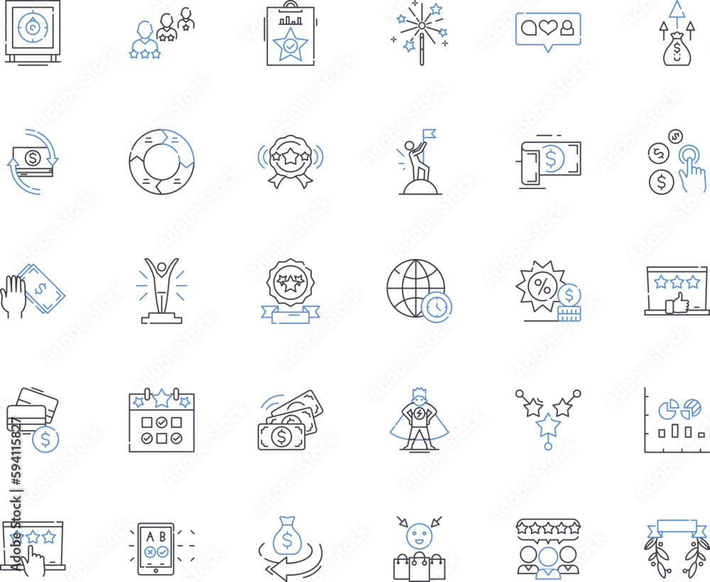 Asset evaluation line icons collection. Valuation, Metrics, Estimation, Analysis, Assessment, Appraisal, Evaluation vector and linear illustration. Rating,Benchmark,Grading outline signs set Asset evaluation line icons collection. Valuation, Metrics, Estimation, Analysis, Assessment, Appraisal, Evaluation vector and linear illustration. Rating,Benchmark,Grading outline signs set