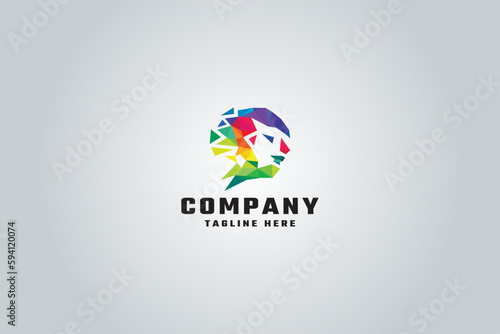 Human Artificial Intelligence Pro Logo Template
