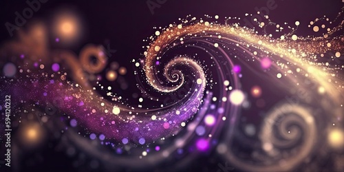 ridescent sparkle rainbow fairy dust spiral swirl. Glitter shimmer galaxy spin. Magical fantasy star background wallpaper.	