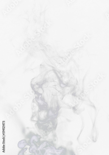 Smoke backdrop, background and abstract pollution swirl with png. Fog, transparent and steam pattern in the air with isolated, smoking effect and incense cloud for creativity