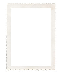 vintage photo frame isolated