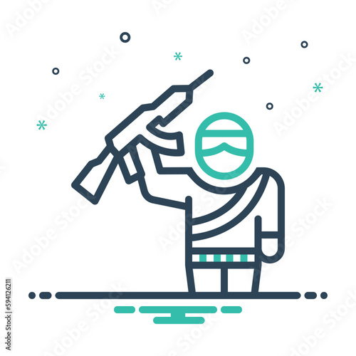 Mix icon for terrorists 