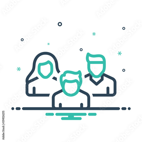 Mix icon for relatives 