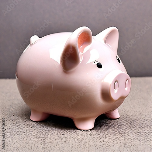 piggy bank on a background