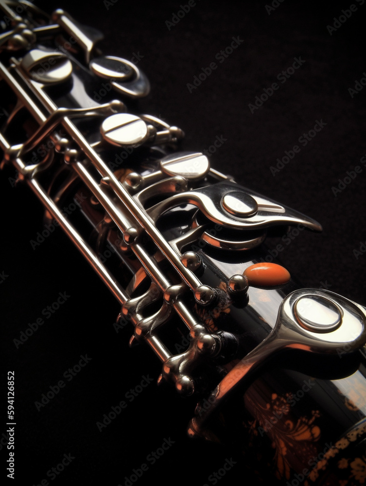 Obraz premium close up of a clarinet