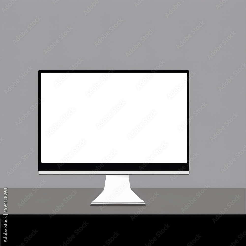 desktop pc with blank screen desktop pc with blank screen