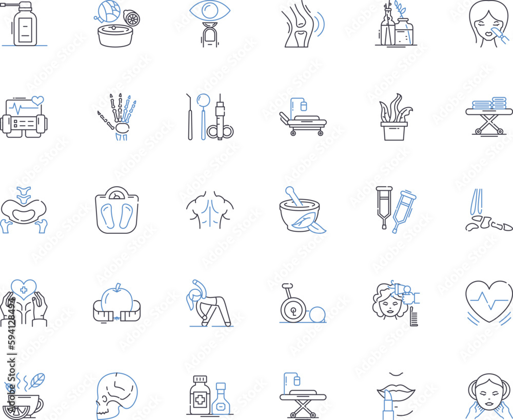 Surgery line icons collection. Incision, Anesthesia, Scalpel, Procedure, Scrub, Healing, Trauma vector and linear illustration. Recovery,Gauze,Hemostasis outline signs set Surgery line icons collection. Incision, Anesthesia, Scalpel, Procedure, Scrub, Healing, Trauma vector and linear illustration. Recovery,Gauze,Hemostasis outline signs set