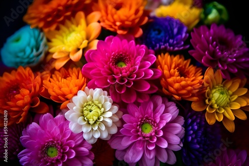 bouquet of colorful flowers