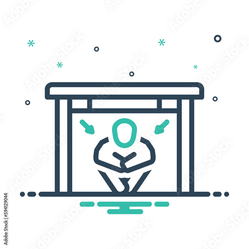 Mix icon for hide