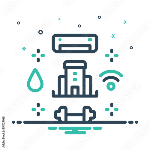 Mix icon for amenities 