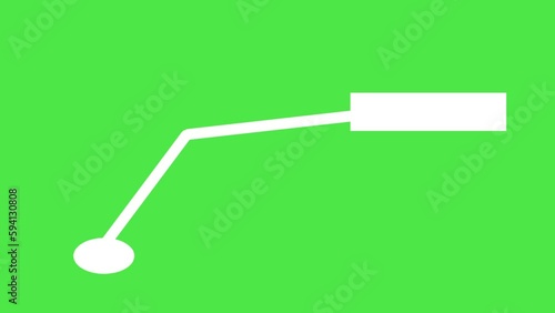 Animated callout title on green screen is suitable for your footage with green screen, white color and 4K quality