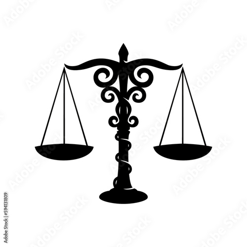 Design symbol firm law vector
