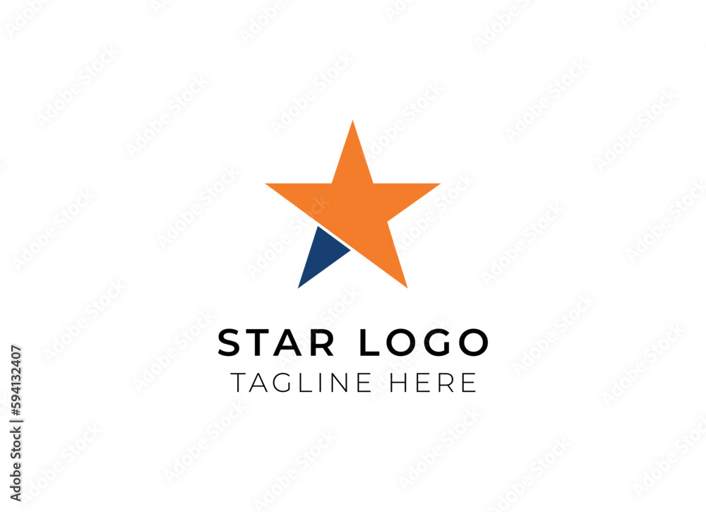 Star icon and logo design