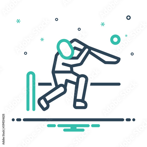 Mix icon for cricket 